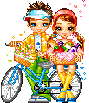 couple vélo