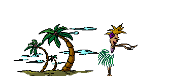 hula et cocotiers