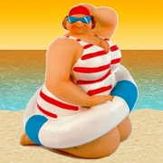 avatar-baigneuse-figurine-ronde-bouee-plage