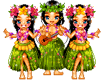 doll-garcon-fille-trio-danseurs-hula-hawaiienne-hawaiian-musique